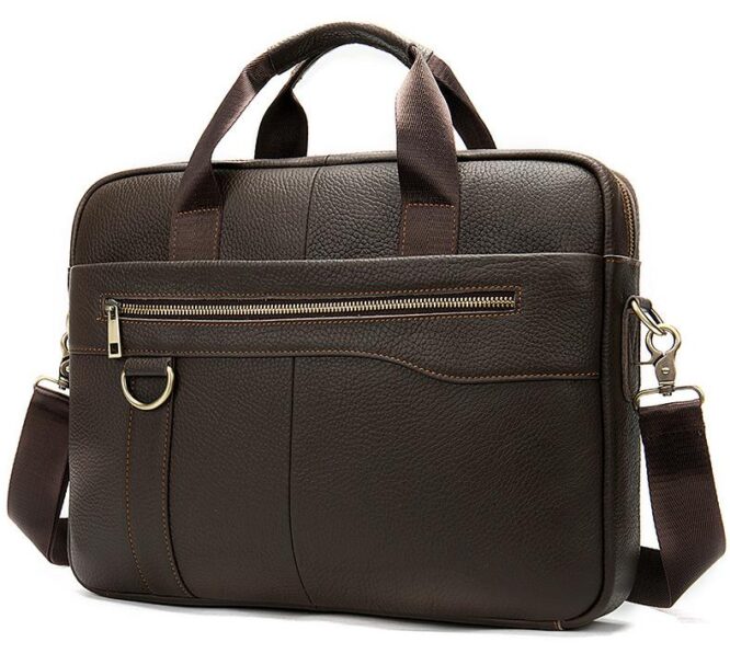 Marrant Genuine Leather Retro Briefcase Shoulder Handbag Business Men Office Bags Messenger Briefcase Men Laptop Documents Bag - Image 6