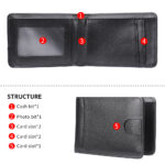 Marrant Minimalist Mens Bifold Leather Wallet RFID Blocking Purse Men Card Holder Genuine Leather Wallet for Man - Image 4