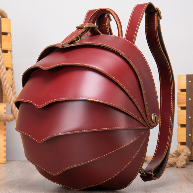 Beetle Design Genuine Leather Men Backpack Fashion Travel Office Laptop Backpack Large Capacity Shoulder Bag Casual Backpack - Image 6