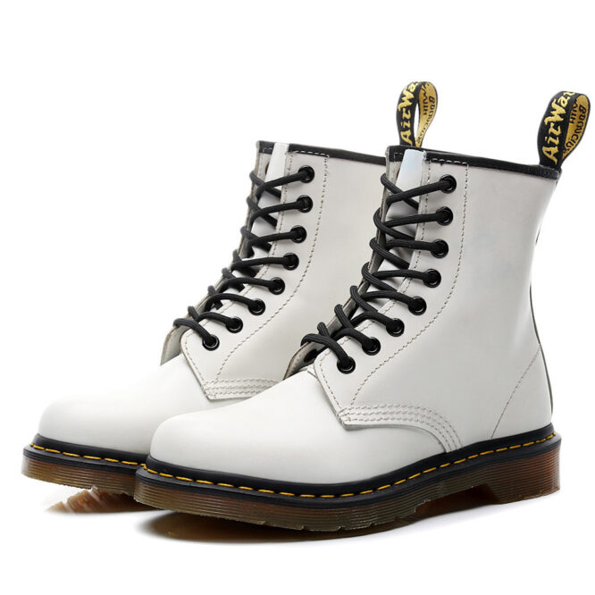 Martin boots women short boots men and women leather boots - Image 2
