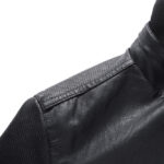 Winter Stand-collar PU Jacket Leather Jacket Men - Image 5