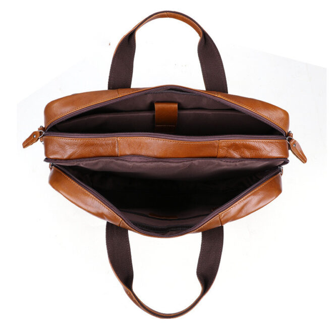 17 inch leather computer bag - Image 7