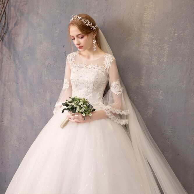 Wedding Dress Bridal Ball Gown Dress - Image 3