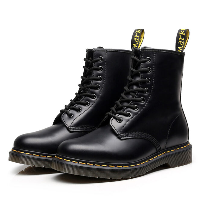 Martin boots women short boots men and women leather boots - Image 4
