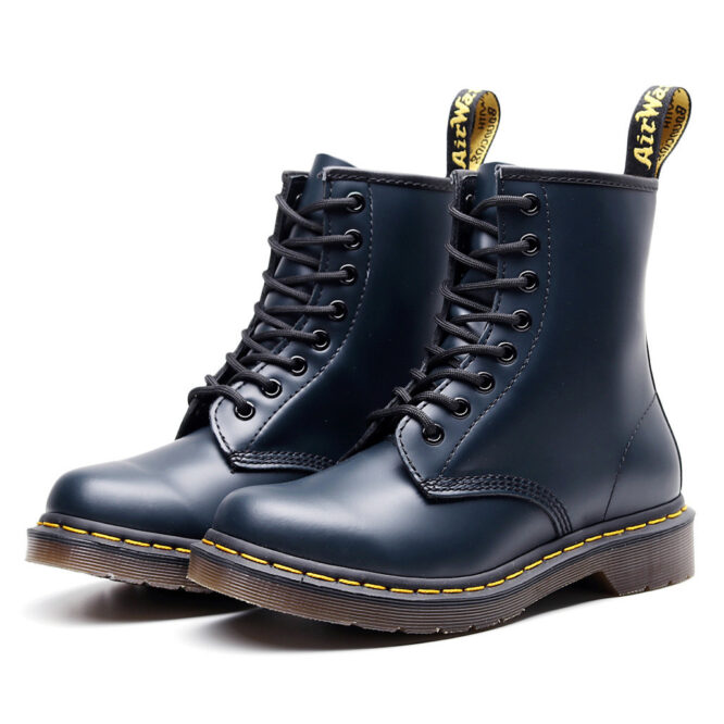 Martin boots women short boots men and women leather boots - Image 5