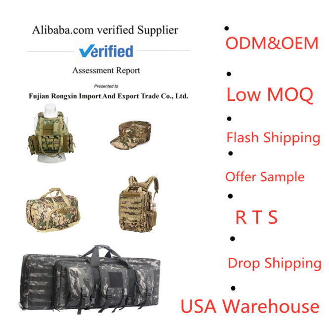 Tactical Camo Mildew Resistant outdoor gym Duffle Bag Shoulder Strap Travel Camping Bag - Image 5