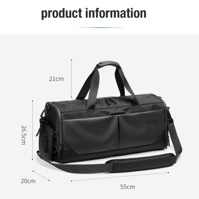 High Quality Best Selling Dry Separation Sport Duffle Gym Luggage Bag Travel Backpack With Shoe Compartment