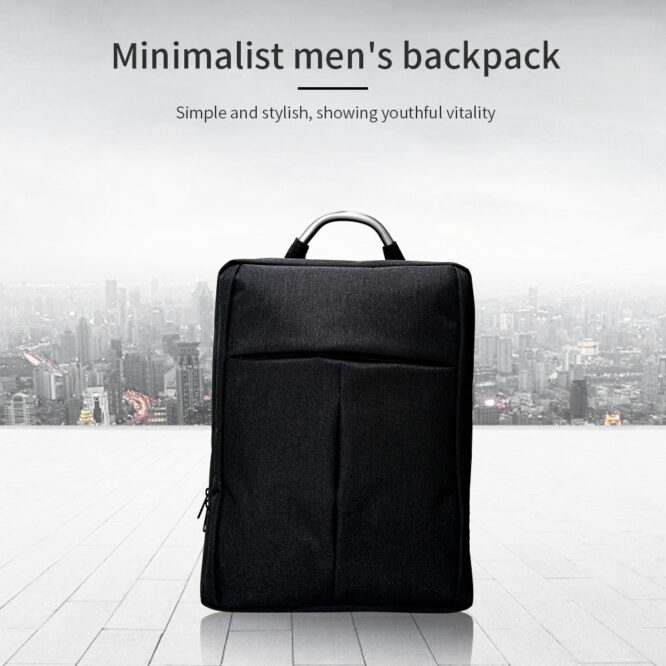 Travel Business duffle backpack  Waterproof Fingerprint Backpack Shoulder Pads black color Anti theft laptop bag - Image 4