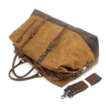 Custom Leather travel duffle and Tote garment bag - Image 3