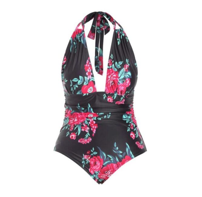 Printed one-piece swimsuit - Image 6