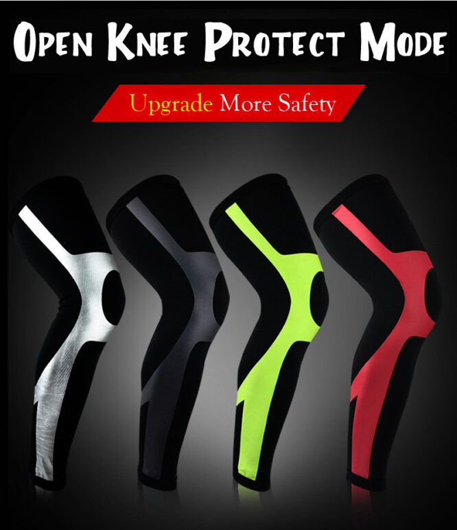 1Pc Unisex Compression Cycling Leg Warmer Leggings Running Tights Sport Leg Sleeve Soccer Basketball Knee Pad Football Shinguard - Image 3