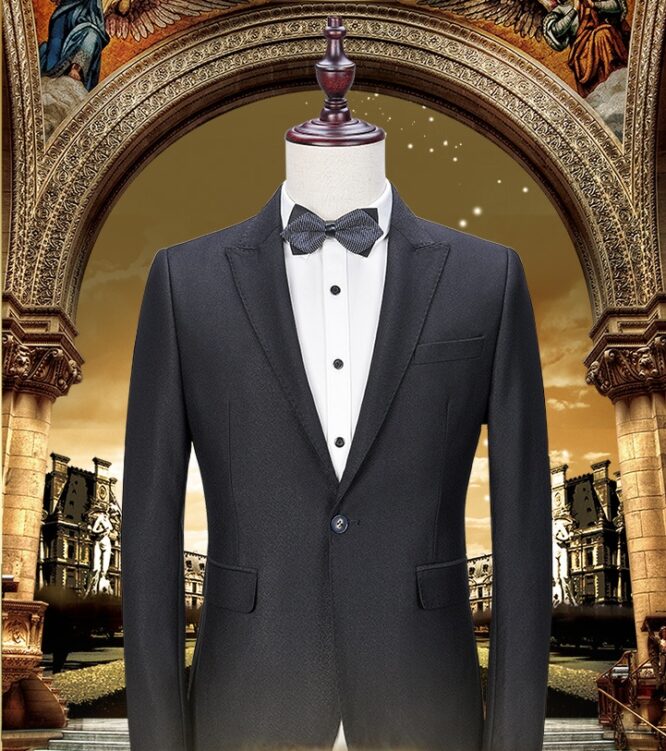 Three-piece suit jacket men - Image 5