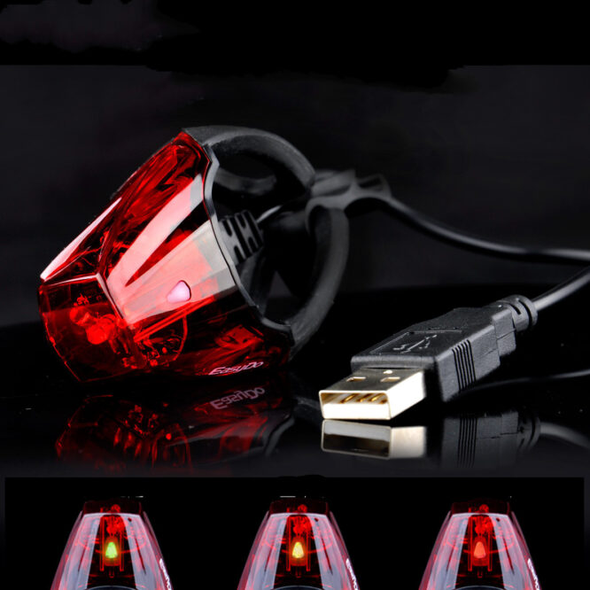 Bicycle Tail Light Safety Tail Light Night Riding Light - Image 3