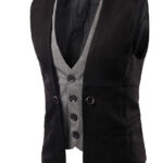 Men business suit vest waistcoat - Image 5