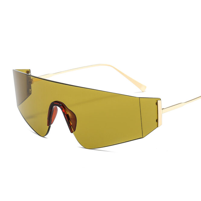 Metal One-Piece Sports UV400 SunglassesCycling Sunglasses - Image 6