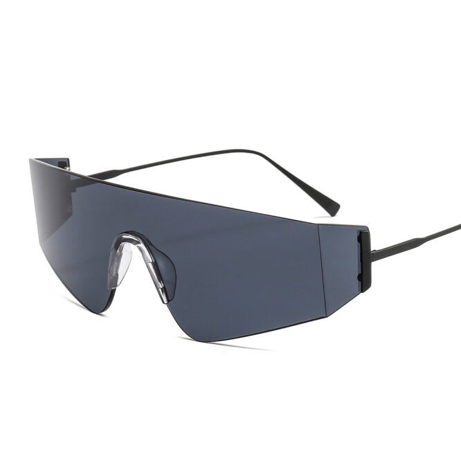 Metal One-Piece Sports UV400 SunglassesCycling Sunglasses - Image 7