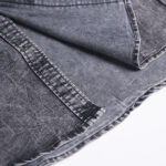Men Denim Short-sleeved Slim Shirt Shirt - Image 6