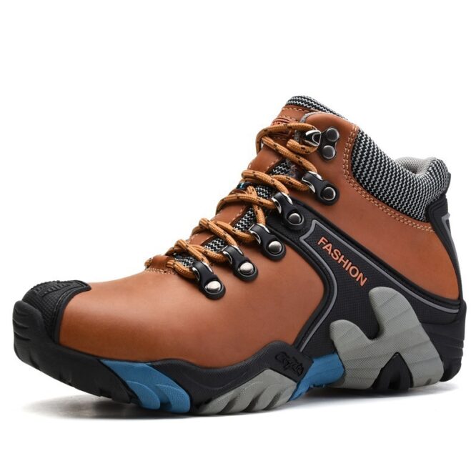 Men'S High-Top Non-Slip And Wear-Resistant Outdoor Hiking Shoes - Image 6