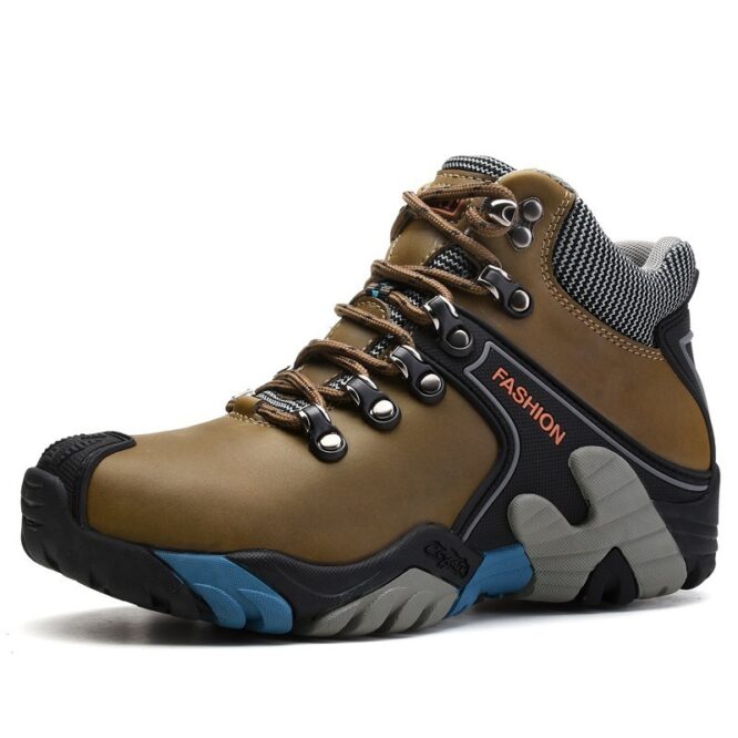 Men'S High-Top Non-Slip And Wear-Resistant Outdoor Hiking Shoes - Image 5