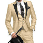 Men's Three-piece Suit Bridegroom Best Man Wedding Suit Men - Image 4