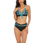 Ladies Nylon Custom Printed Split Bikini - Image 6