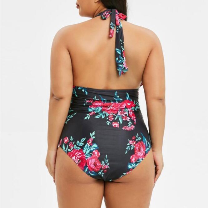 Printed one-piece swimsuit - Image 5