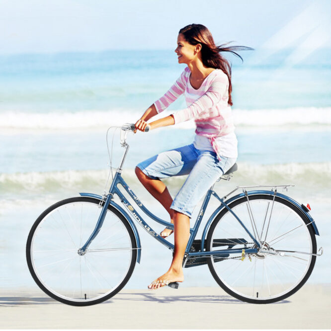 26-Inch Womens Comfort Bikes Beach Cruiser Bike Single Speed Bicycle Comfortable Bicycle - Image 10