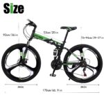 Outroad Mountain Bike  21 Speed 26 In Folding Bike Double Disc Brake  Bicycles - Image 3