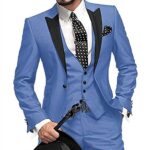 Men's Three-piece Suit Bridegroom Best Man Wedding Suit Men - Image 3