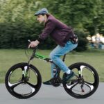 Outroad Mountain Bike  21 Speed 26 In Folding Bike Double Disc Brake  Bicycles - Image 9