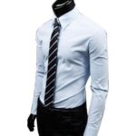 Business Shirt Fashion Candy Color Men's Casual Long-Sleeved Shirt - Image 2