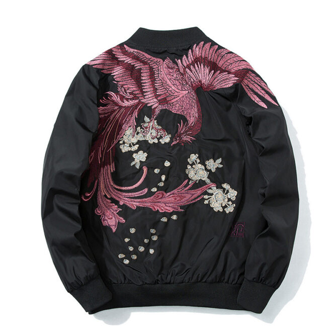 New Yokosuka Embroidered Jacket Men's and Women's Lovers Baseball Uniform - Image 2