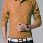 Business Shirt Fashion Candy Color Men's Casual Long-Sleeved Shirt - Image 7