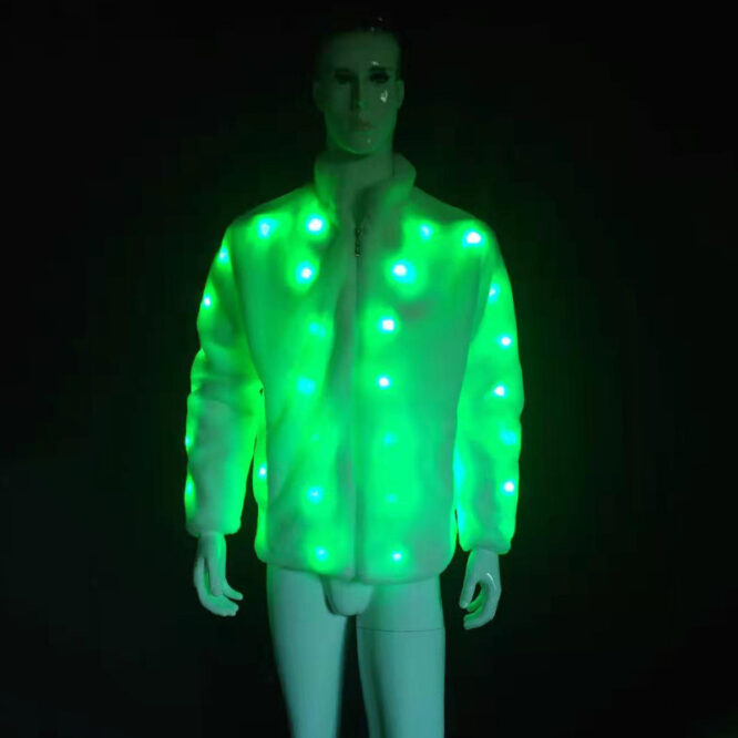 Led Men And Women Couple Reflective Sun Protection Jacket - Image 3