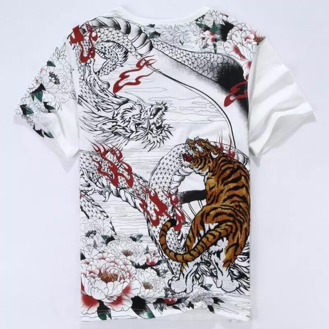 Embroidered tiger short sleeve - Image 5