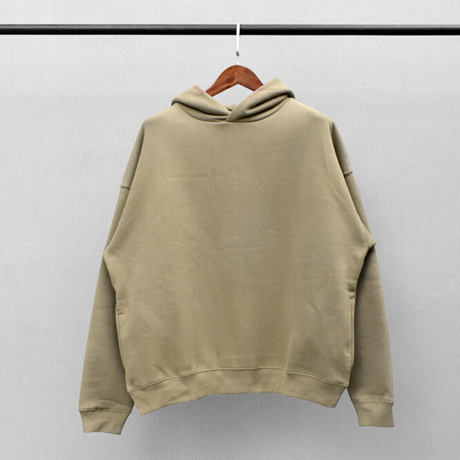 Classic Solid Color High Street Plus Fleece Hooded Sweater Men - Image 6