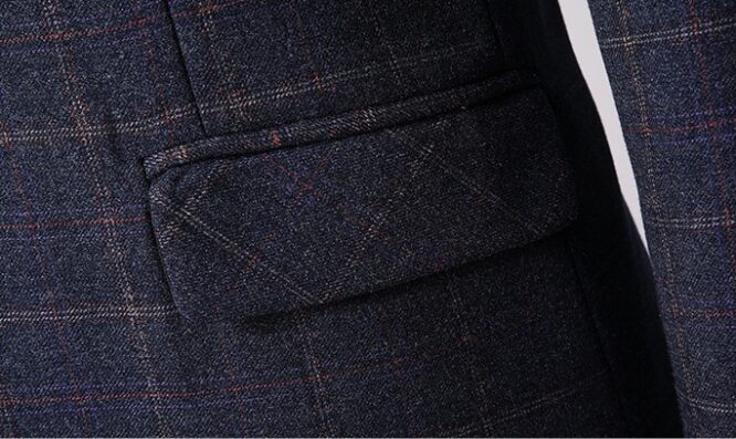 Suit Plaid Business Leisure Self-cultivation Job - Image 7
