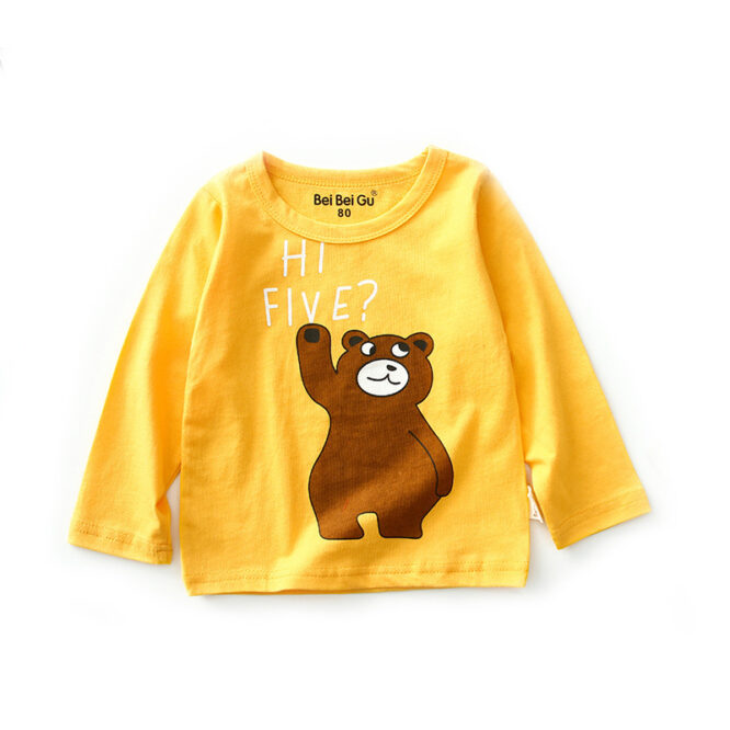 Cartoon children's long sleeve t-shirt bottoming shirt - Image 2