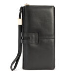 Fashion Men Long Wallet Genuine Leather Male Clutches Phone Purse for Men Money Clips Card Holder Leather Wallet - Image 3