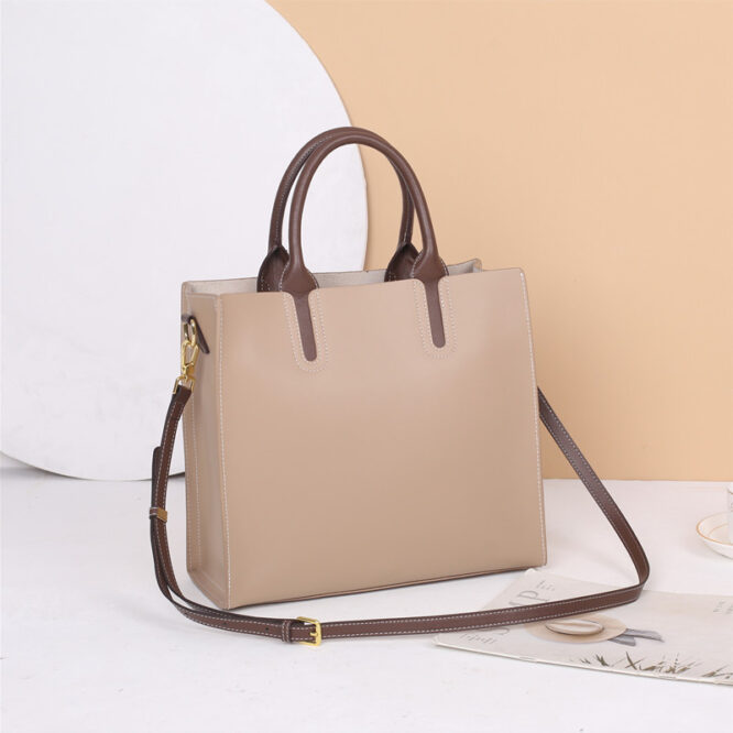 China factory new 2023 handbags fashion style Korean tote bags real leather designer italian handbags women - Image 2