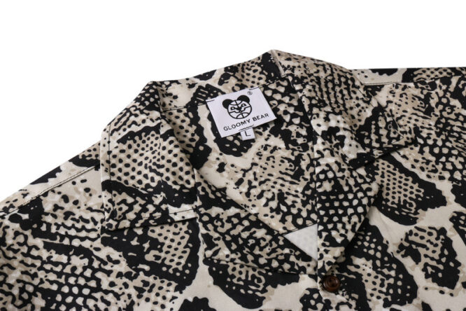 Street Creative Printing Leopard Print Loose Cardigan Short Sleeve Shirt For Men And Women - Image 2