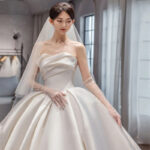 Temperament Princess Style French Satin Tail - Image 2