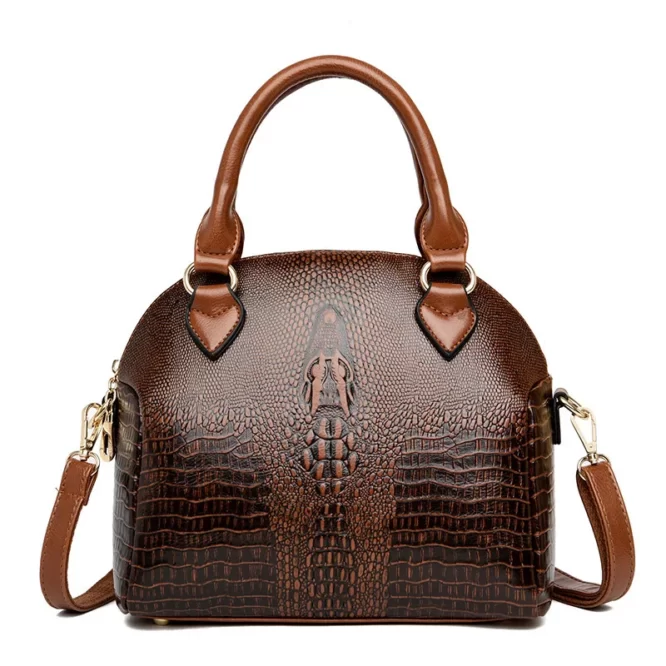 Handbags bag female 2022 Trendy fashion lady mother bag middle-aged leather Shoulder Messenger Bag Ladies - Image 6