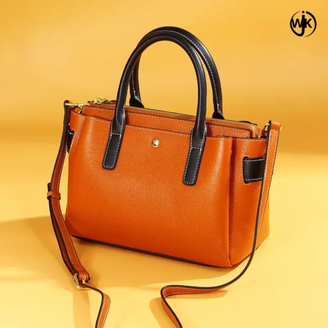 Fashion new design shoulder bag handmade tote bag leather luxury large handbags for women 2021 - Image 3