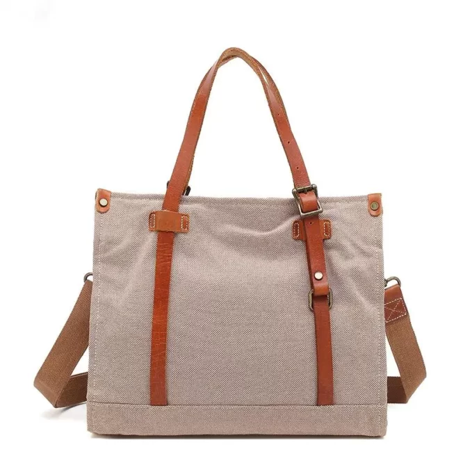 large outdoor canvas single strap shoulder bag tote bag handbag for women - Image 6