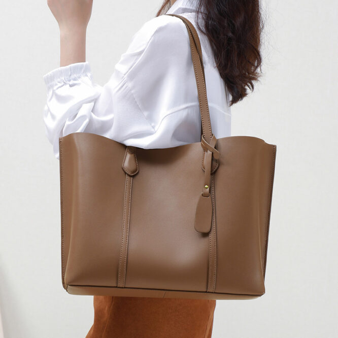 Women's bag Fashion Ladies Genuine Leather Vintage Handbag Large Capacity Women Shoulder Bag Wholesale Shopping Luxury Bag - Image 6