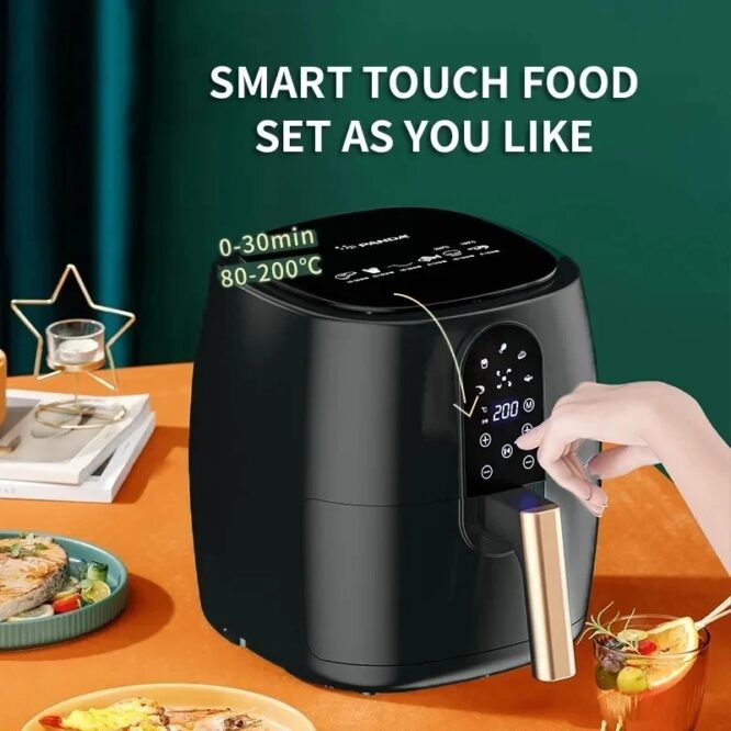 Home Fashion Simple Touch Screen Air Fryer - Image 10