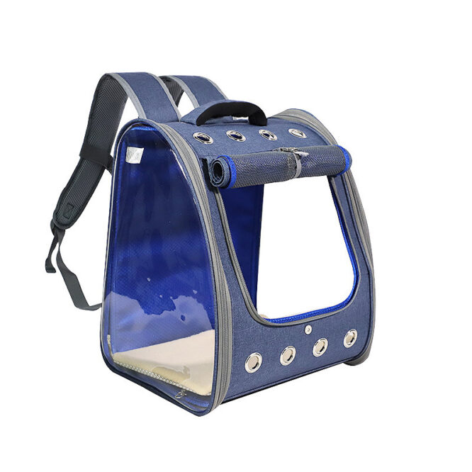 Pet Backpack Full Transparent PVC Pet Backpack - Image 3