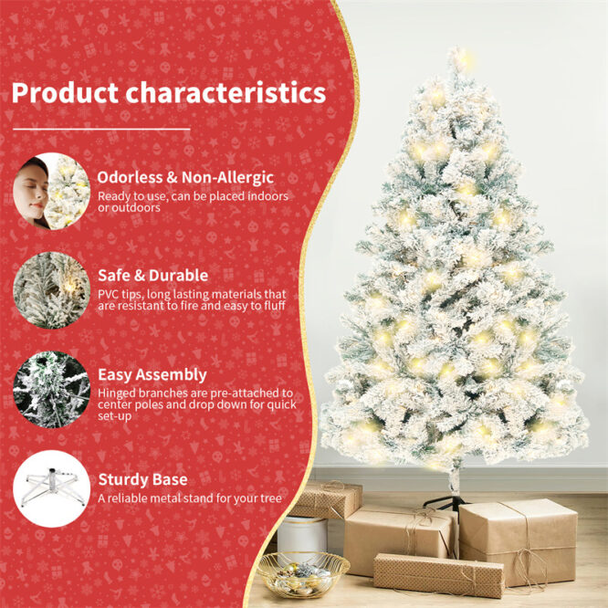 More Discount  Off Christmas Tree PVC Artificial Snow Christmas Tree Mall Window Decoration Tree Cedar Christmas Tree Christmas Decoration Supplies - Image 3